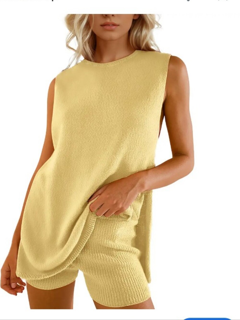 Amazon 2pc Sweater Shortset Sz S